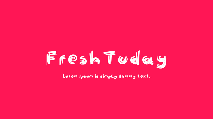FreshToday Font