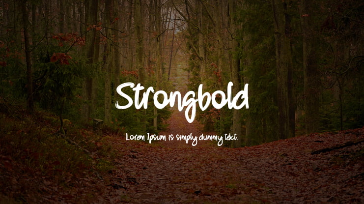 Strongbold Font