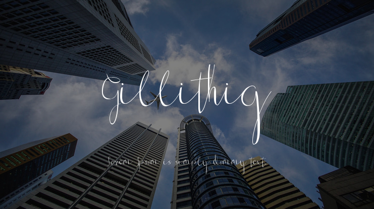 Gillithig Font