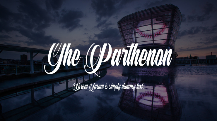 The Parthenon Font