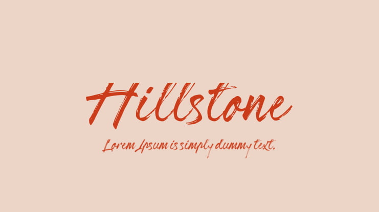 Hillstone Font Family