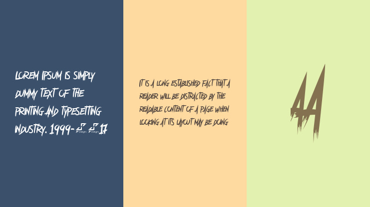 Attack of Blood Font Family