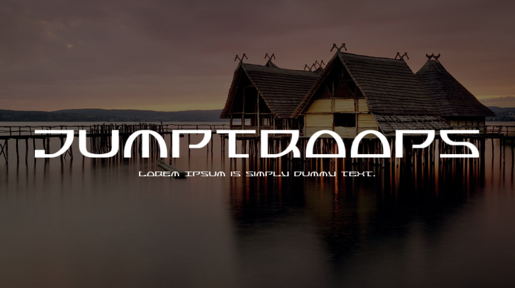 Jumptroops Font Family