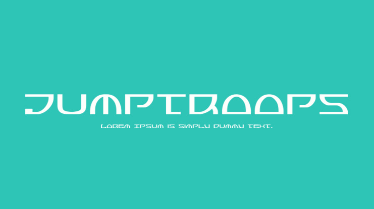 Jumptroops Font Family