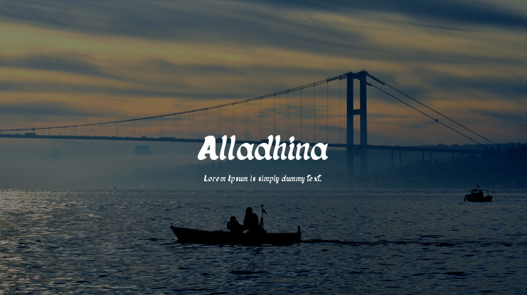 Alladhina Font
