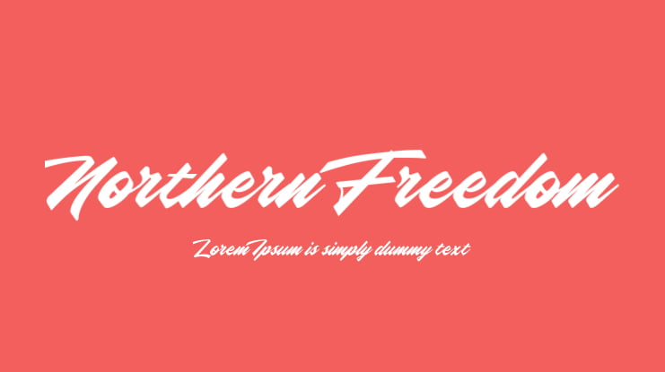 Northern Freedom Font