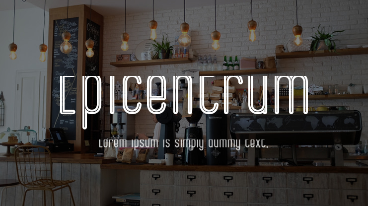 Epicentrum Font