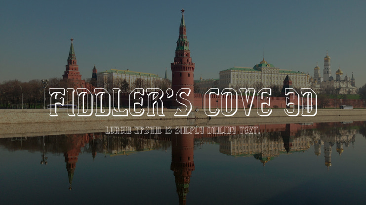 Fiddler's Cove 3D Font Family