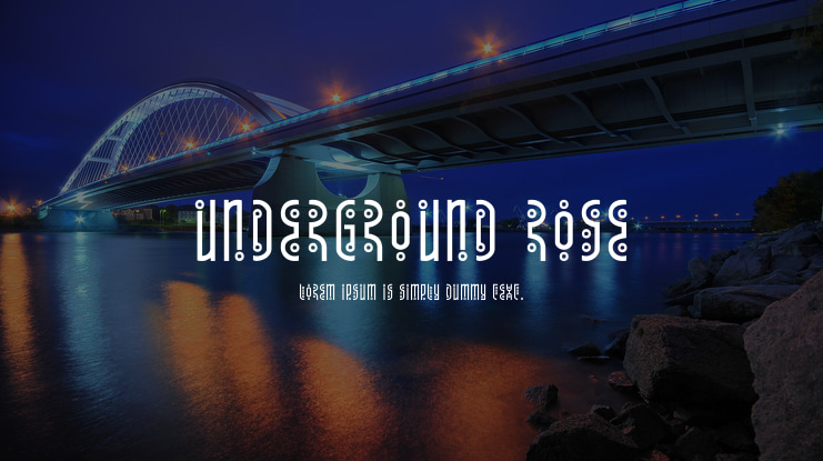 Underground Rose Font Family