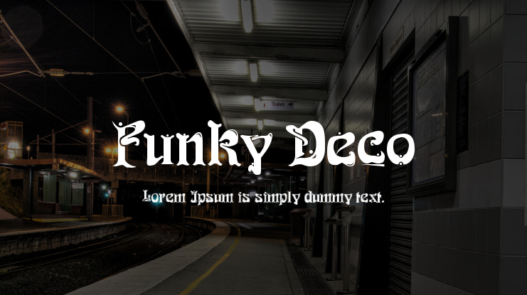 Funky Deco Font