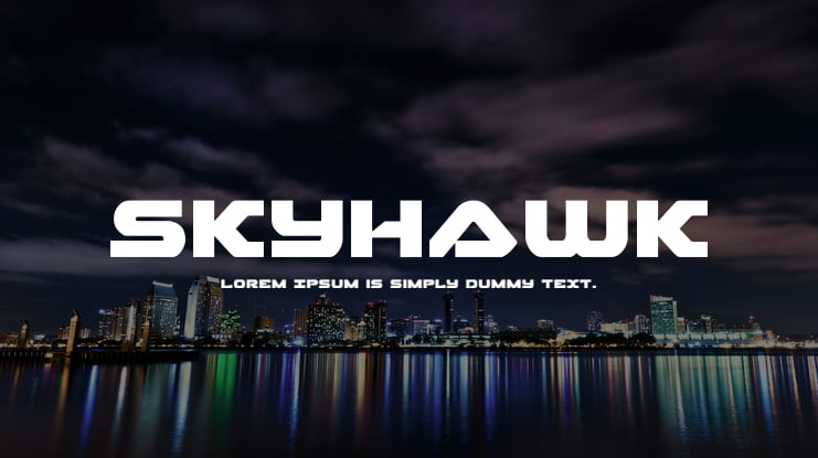 Skyhawk Font Family