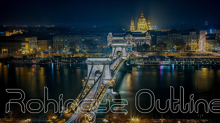 Rohingya Outline Font