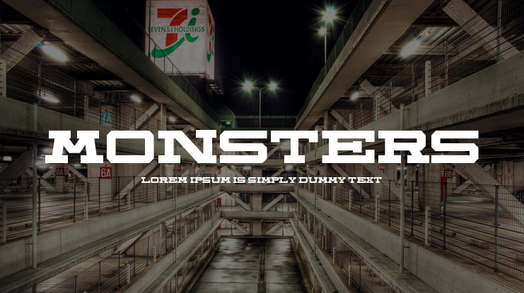 Monsters Font