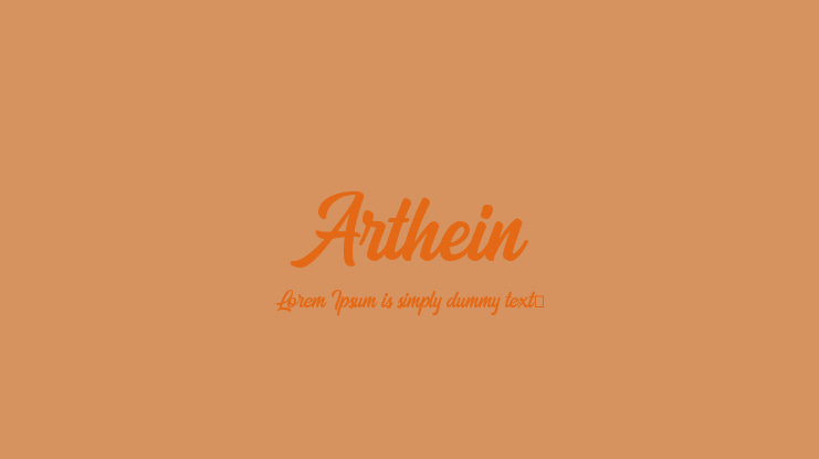 Arthein Font