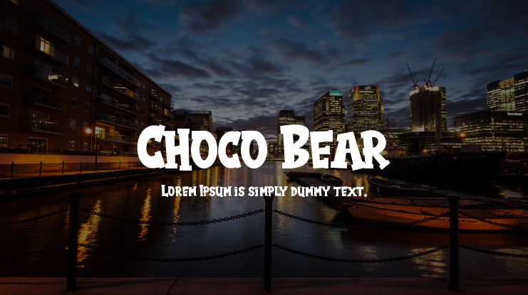 Choco Bear Font
