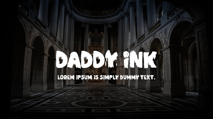 Daddy Ink Font