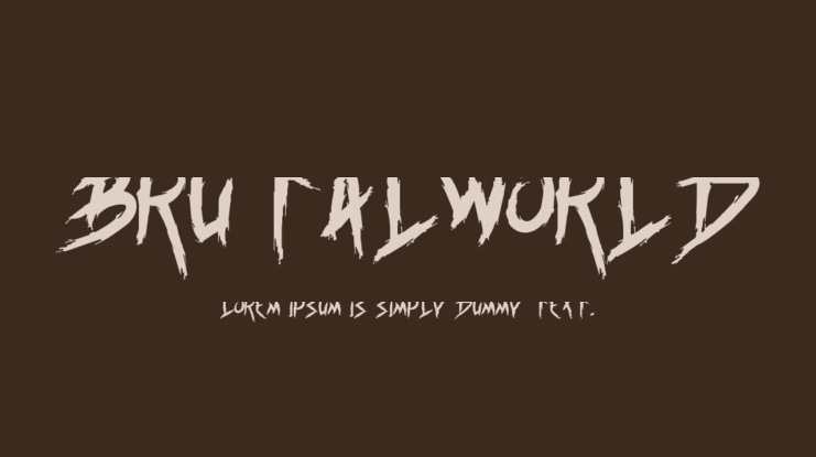 Brutalworld Font