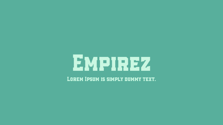Empirez Font