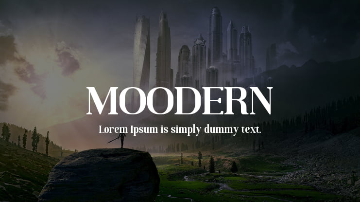 MOODERN Font