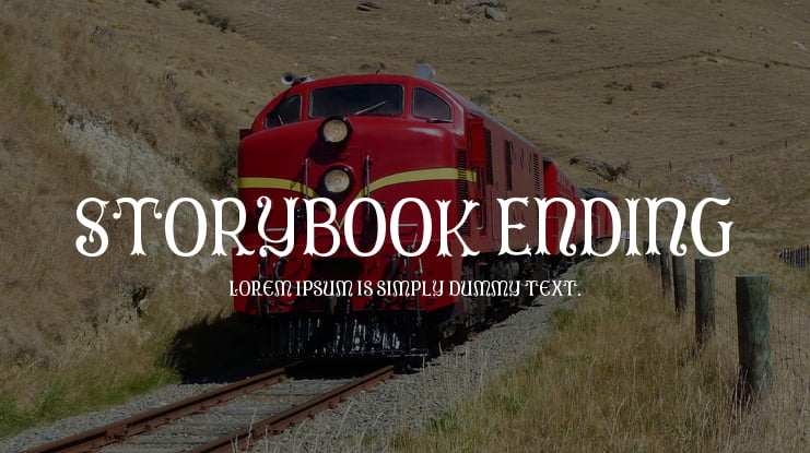 Storybook Ending Font