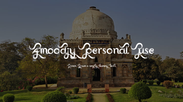 Amoodjy Personal Use Font