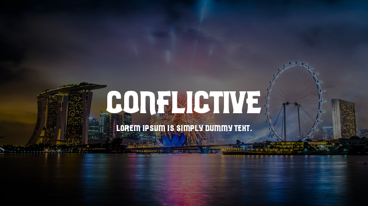 conflictive Font