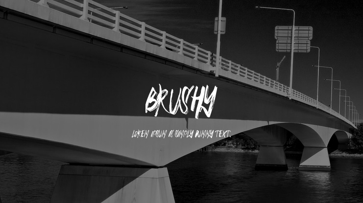 BRUSHY Font Family