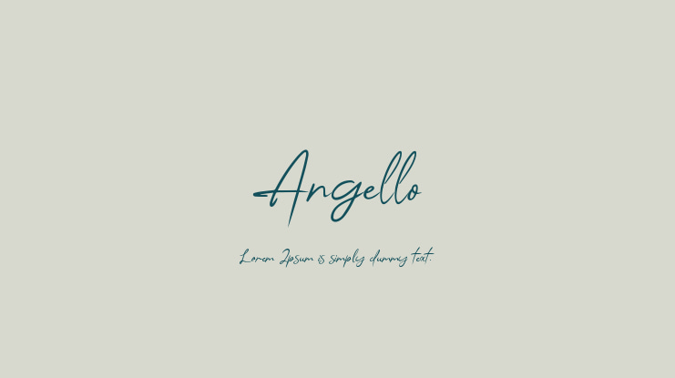 Angello Font