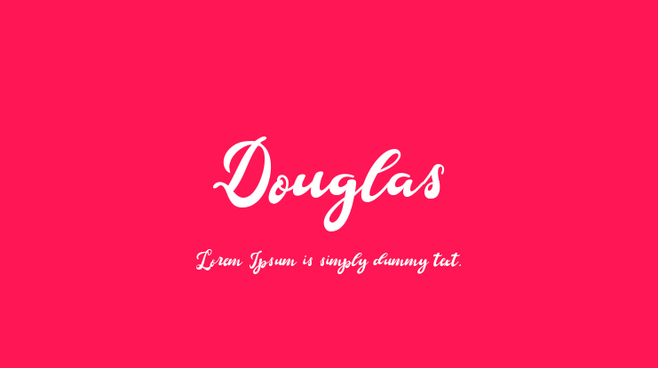 Douglas Font
