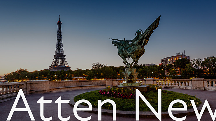 Atten New Font Family