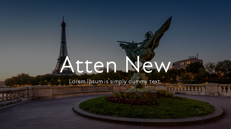 Atten New Font Family