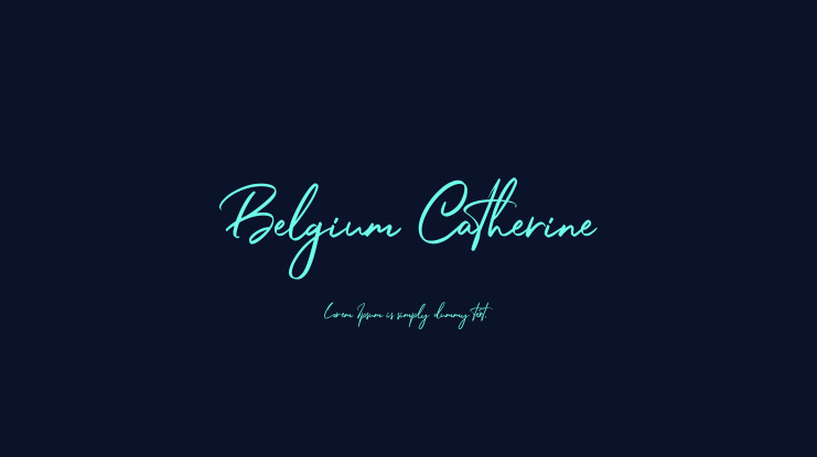 Belgium Catherine Font