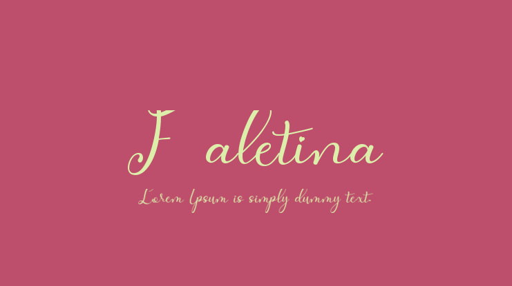Faletina Font