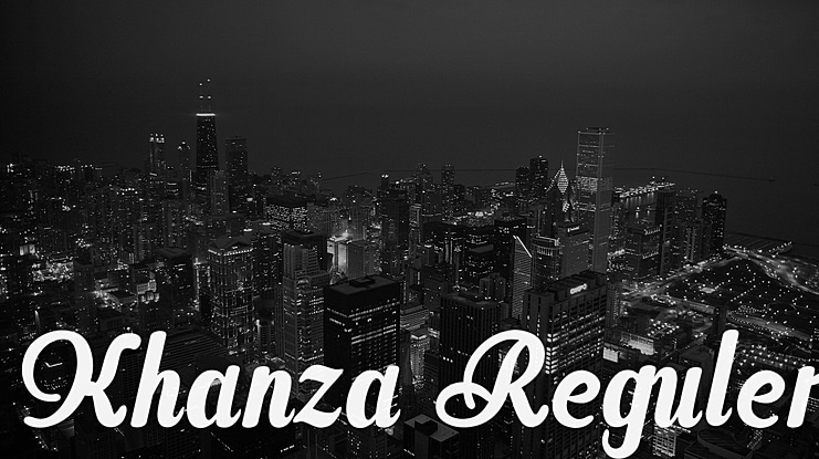 Khanza Reguler Font