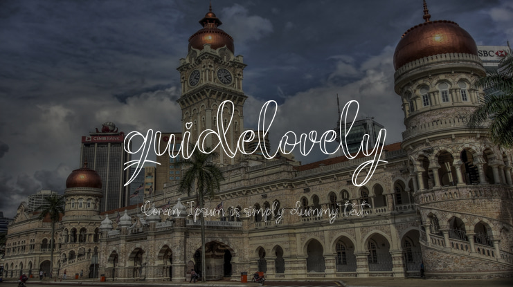guidelovely Font Family