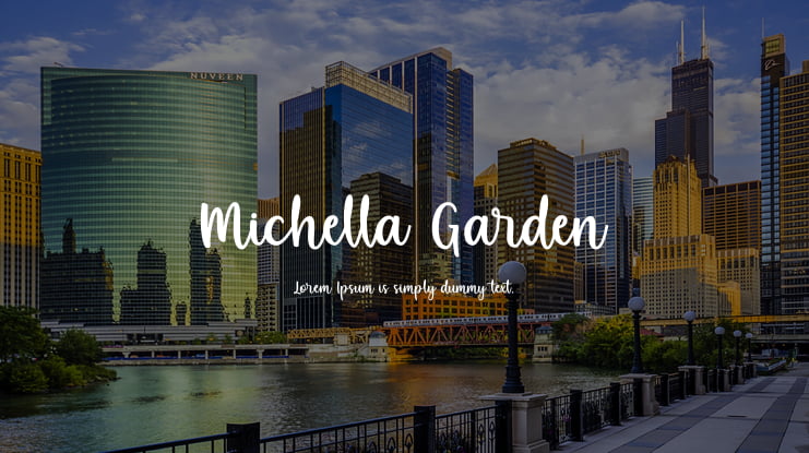 Michella Garden Font
