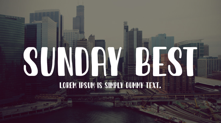 Sunday Best Font