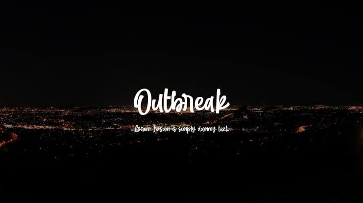 Outbreak Font