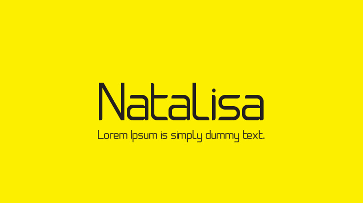 Natalisa Font Family