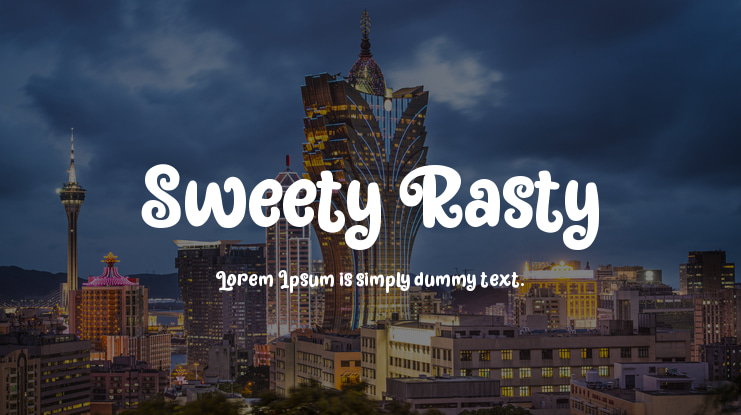 Sweety Rasty Font