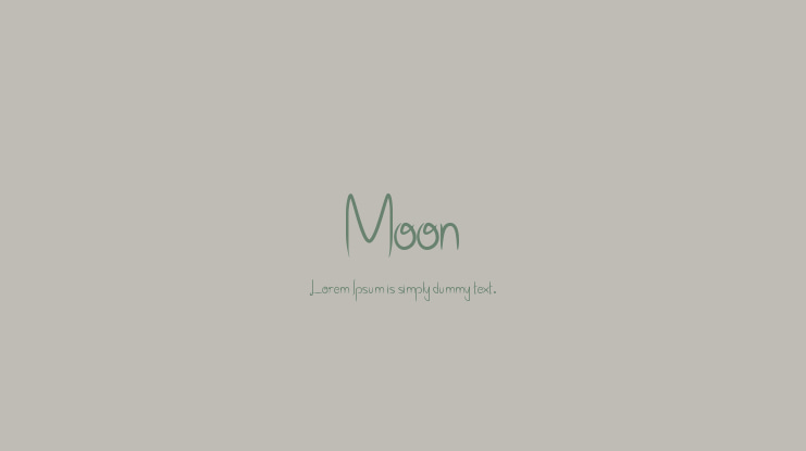 Moon Font
