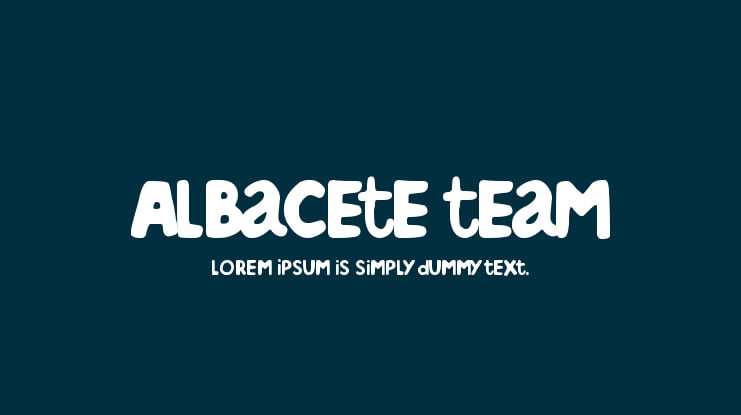 Albacete team Font