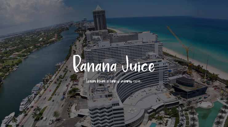 Banana Juice Font
