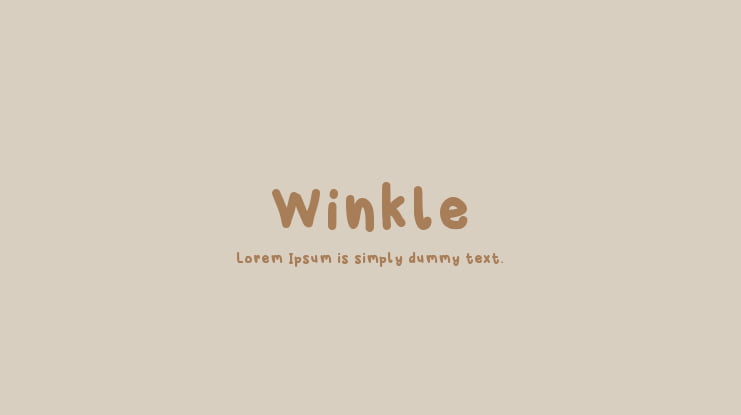 Winkle Font