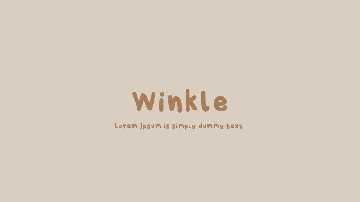 Winkle Font