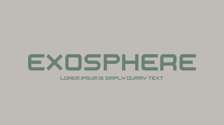 Exosphere Font