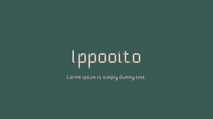 Ippooito Font