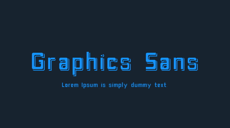 Graphics Sans Font