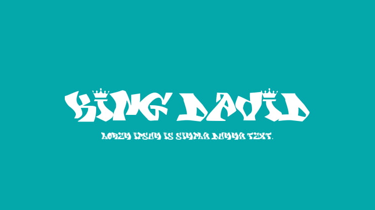 KING DAVID Font