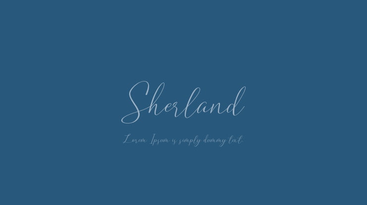 Sherland Font